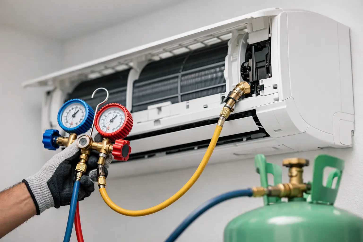 متى يحتاج المكيف تعبئة فريون فعلًا؟